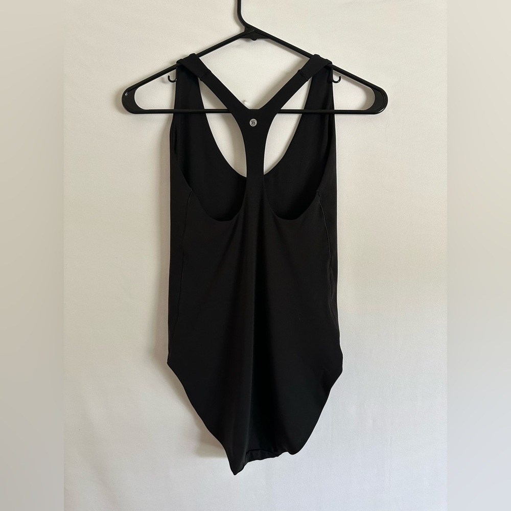 Victoria’s Secret Black Bodysuit Scoop Neck Women’s Size S
